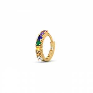 Vrinda Sapphire Nose Ring