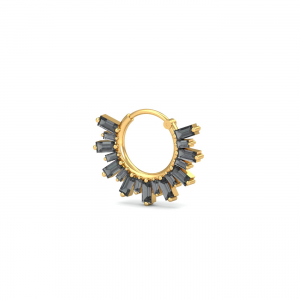 Baguette Spinel Septum Ring