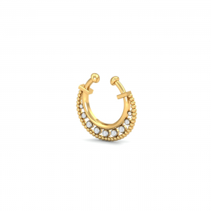 Vistra Diamond Faux Septum Ring