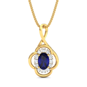 Sapphire Sparkle Pendant