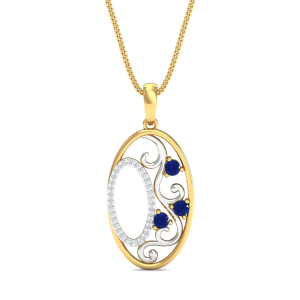 Vrille Sapphire Pendant