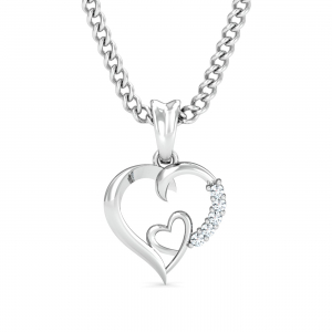 Double Hearts Pendant