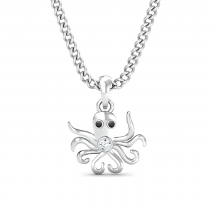 Offbeat Octopus Pendant