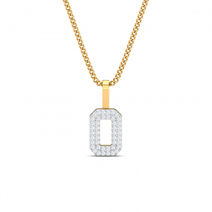 Number 0 Diamond Pendant