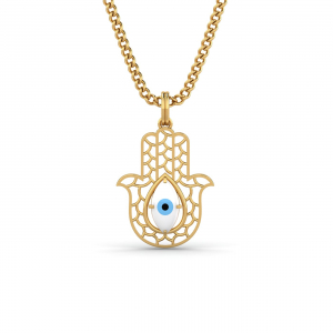 Whispering Hamsa Pendant