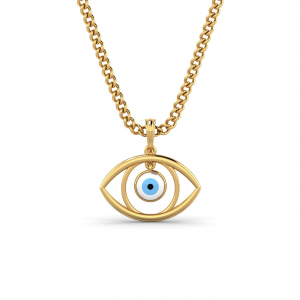 Minimal EvilEye Pendant