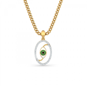 Green EvilEye Pendant