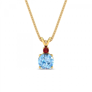 Topaz Ember Pendant
