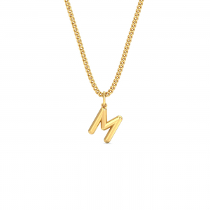 Balloon M Initial Pendant
