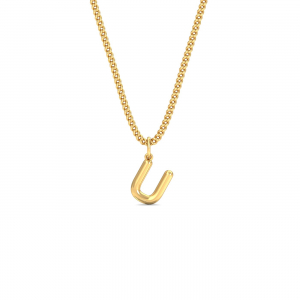 Balloon U Initial Pendant