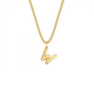 Balloon W Initial Pendant