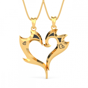 His&Her Heart Pendant