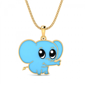 Jumbo Enamel Pendant