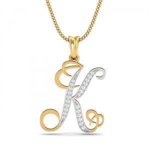K Initial Pendant