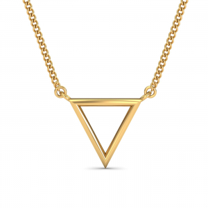 Triangle Double Loop Pendant