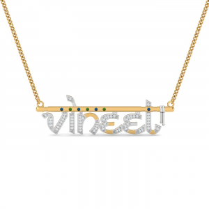 Vineet Double Loop Enamel Pendant