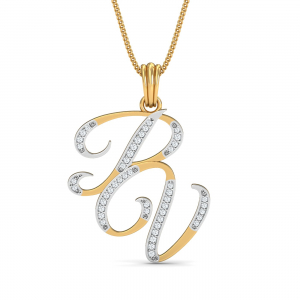 PV Initials Pendant