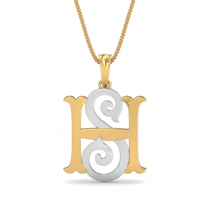 HS Initials Pendant