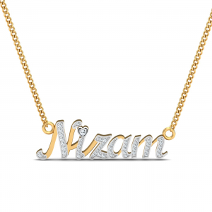 NIZAM Name Pendant