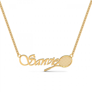 SANVIE Gold Name Pendant