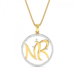 NR Initials Pendant