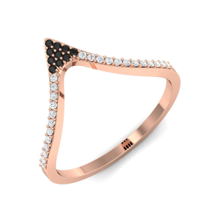 Arrow Black Diamond Ring