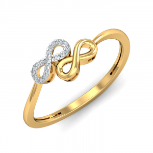Swanky Infinity Loops Ring