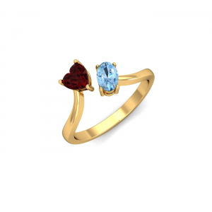 Parisian Aqua Lover Ring