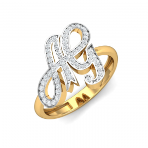 AG Initials Ring