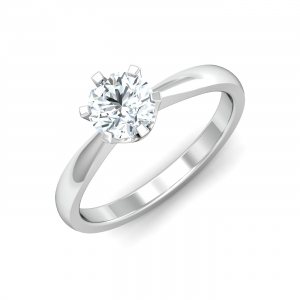 Isthi 0.64 CT Solitaire Ring