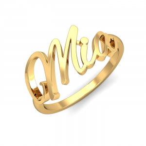MIA Customised Name Ring