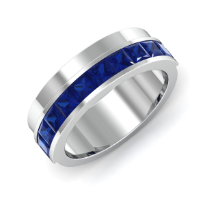 Celeste Men's Blue Ring