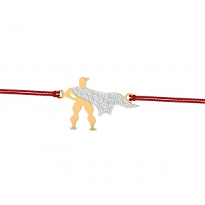 Superhero Gold Rakhi