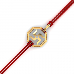 The Swastika Rakhi Pendant