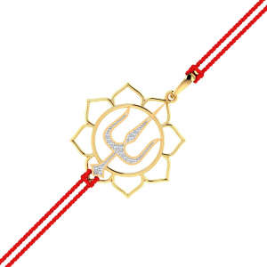Trident Rakhi Pendant