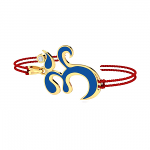 Enamelled Om Rakhi Pendant