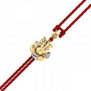 Lal Ganesha Rakhi Pendant