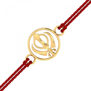 Gold Khanda Rakhi