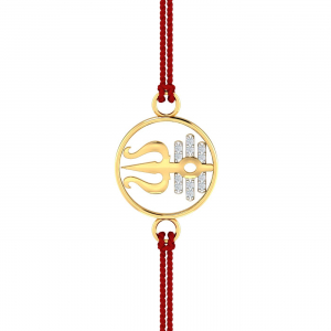 Diamond Trishul-Tripundra Rakhi