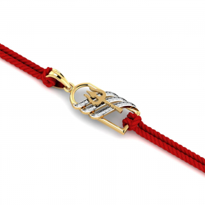 Trishul Shivling Rakhi cum Pendant