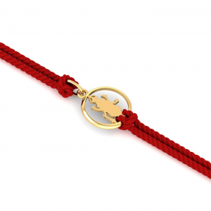 Vishnu Gold Rakhi cum Pendant