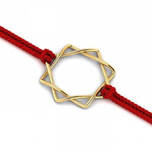 Entwined Gold Rakhi Cum Pendant