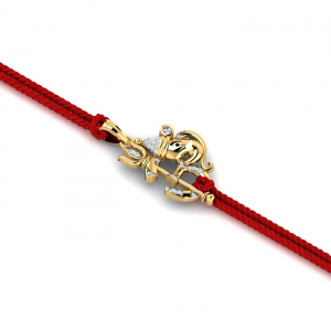 Vighnaraj Rakhi cum Pendant