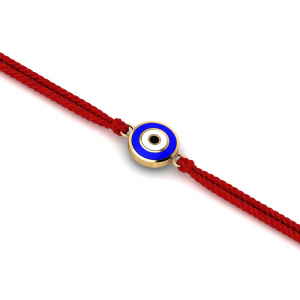 Enamel EvilEye Rakhi cum Bracelet