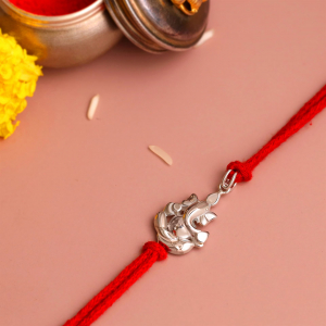 Tanush Silver Rakhi Pendant