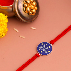 Baby Brother Silver Rakhi