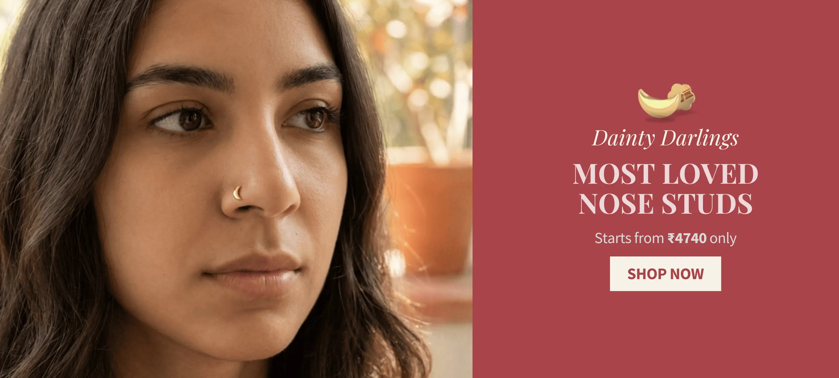 Bestseller Nose Studs Desktop Banner