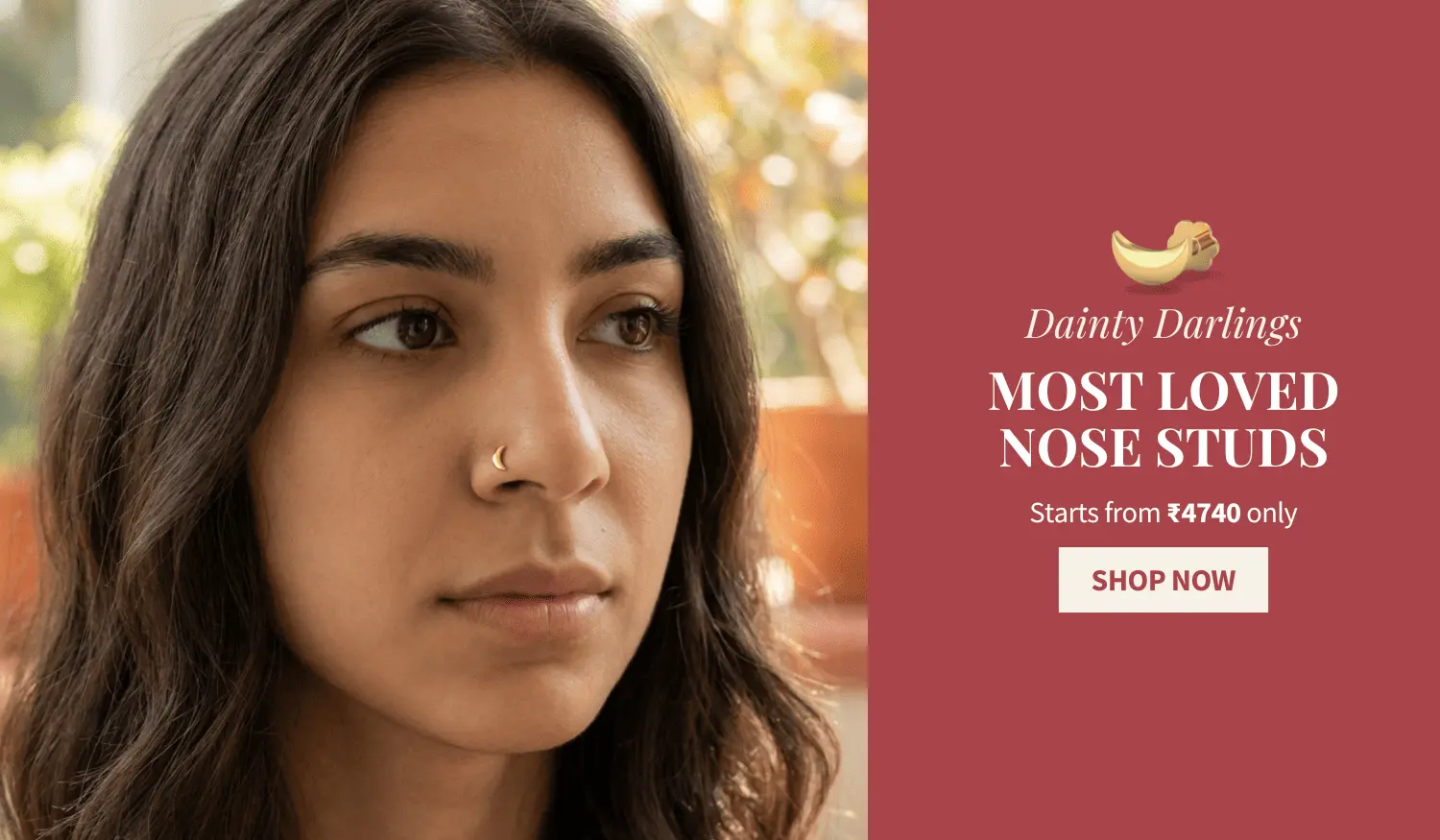 Bestseller Nose Studs Mobile Banner