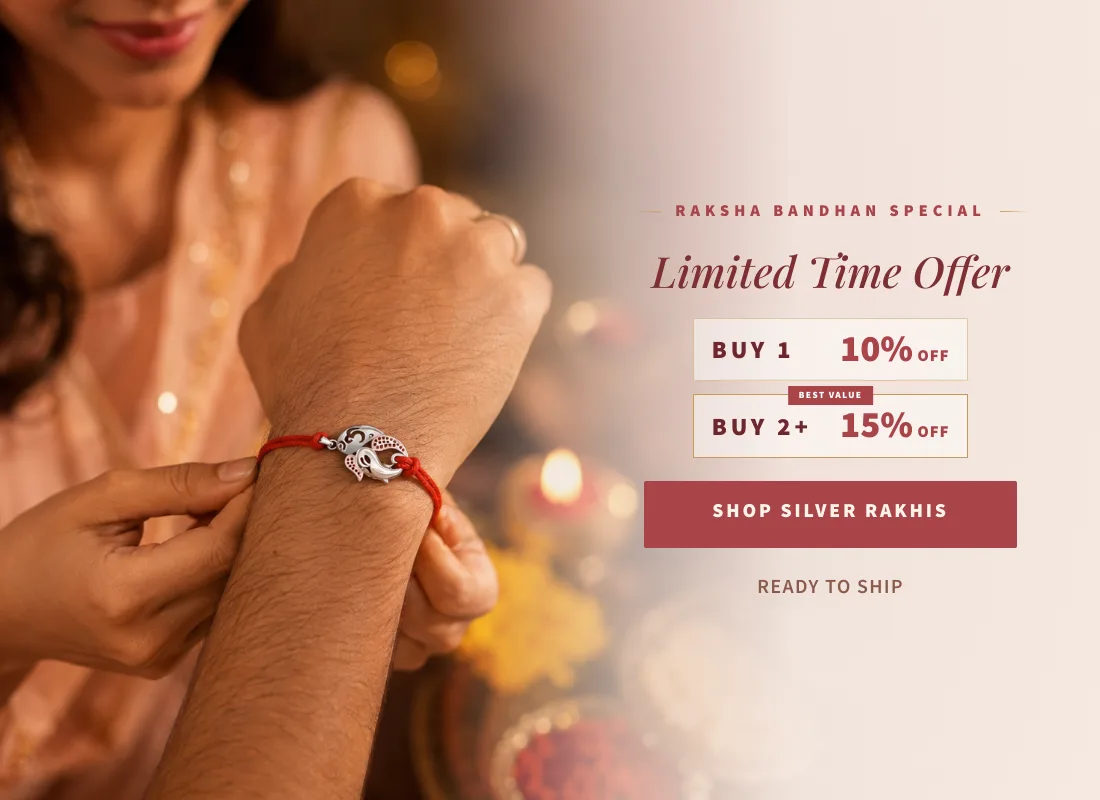 KuberBox Silver Rakhis