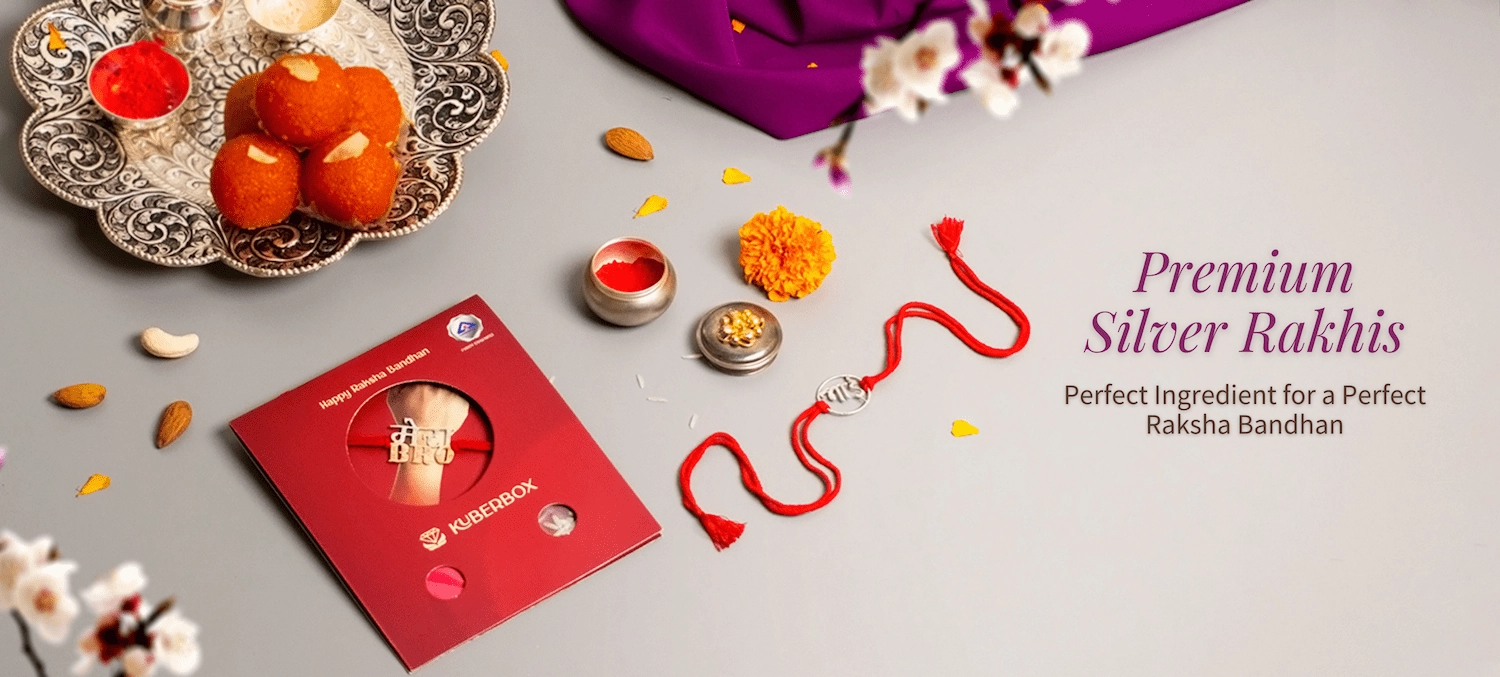 Silver rakhi jewellery